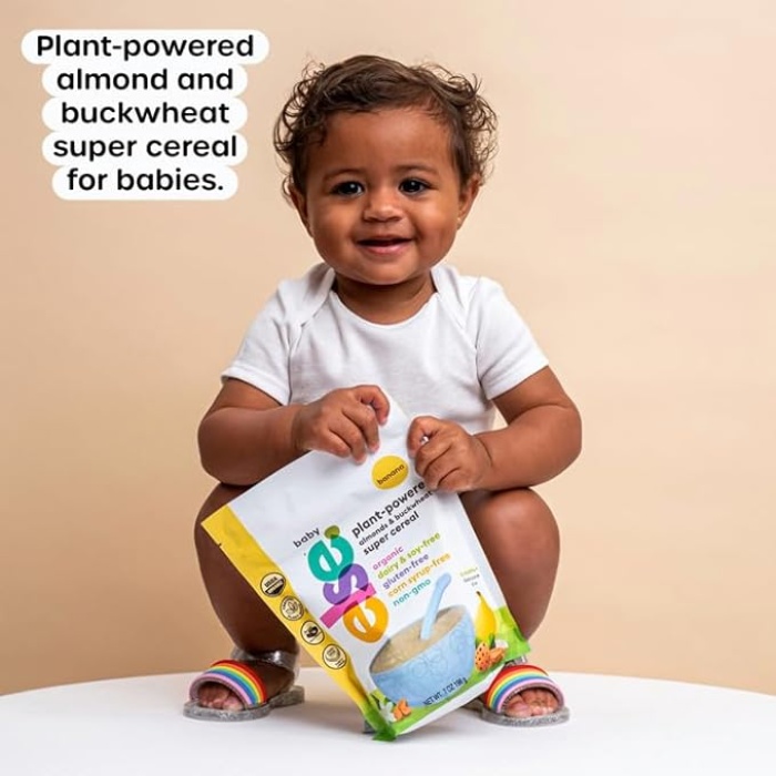 Else Nutrition Super Cereal For Babies 6 mo+, Made With Real Whole Plants for a Nutritionally Balanced meal, with gluten free carbs and plant protein (Original, Single) - Image 5