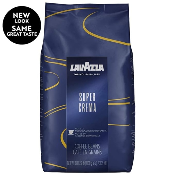 Lavazza Super Crema Whole Bean Coffee Blend, light-Medium Espresso Roast, 2.2 Pound (Pack of 1) ,Premium Quality, Aromatic, Mild and creamy - Image 6