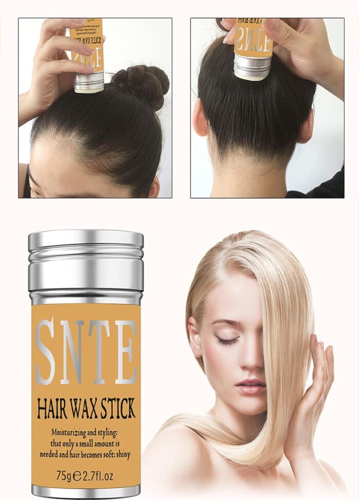 Samnyte Hair Wax Stick, Wax Stick for Hair Slick Stick, Hair Wax Stick for Flyaways Hair Gel Stick Non-greasy Styling Cream for Fly Away & Edge Control Frizz Hair 2.7 Oz - Image 6