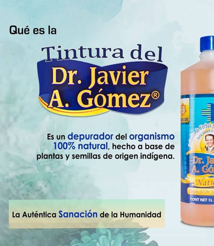 Alecos Tintura Infusion de Yerbas del Dr. Javier A. Gómez Natural frasco 1 Lt (33.80 fl oz) - Image 7