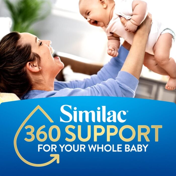 Similac 360 Total Care Infant Formula, with 5 HMO Prebiotics, Our Closest Formula to Breast Milk, Non-GMO, Baby Formula Powder, 36-oz Tub (Case of 3) - Image 5