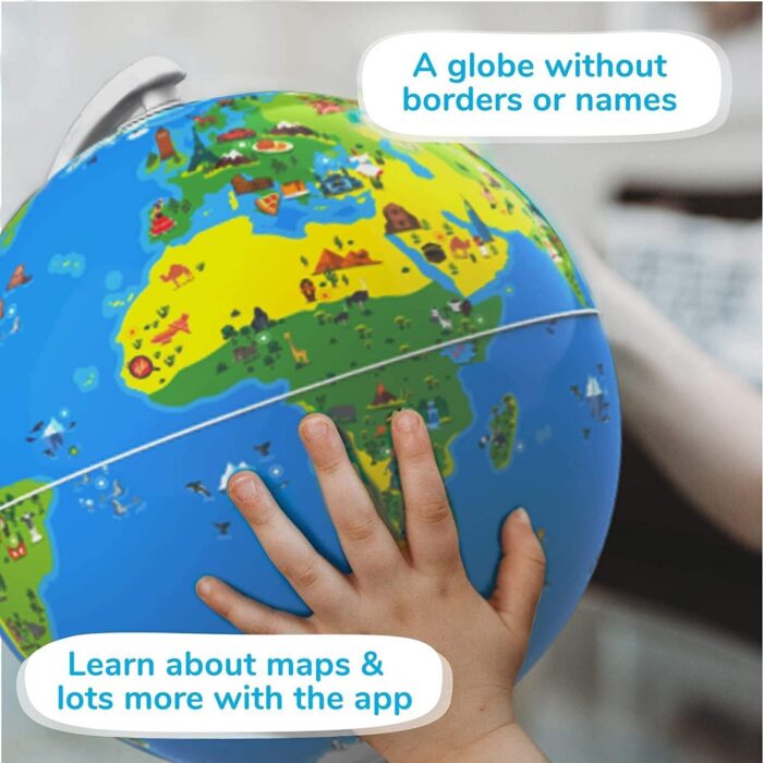 PlayShifu Educational Globe for Kids - Orboot Earth (Globe + App) Interactive AR World Globe | 400 Wonders, 1000+ Facts | STEM Toy Gifts for Kids 4-10 Years | No Borders, No Names on Orboot Globe - Image 6