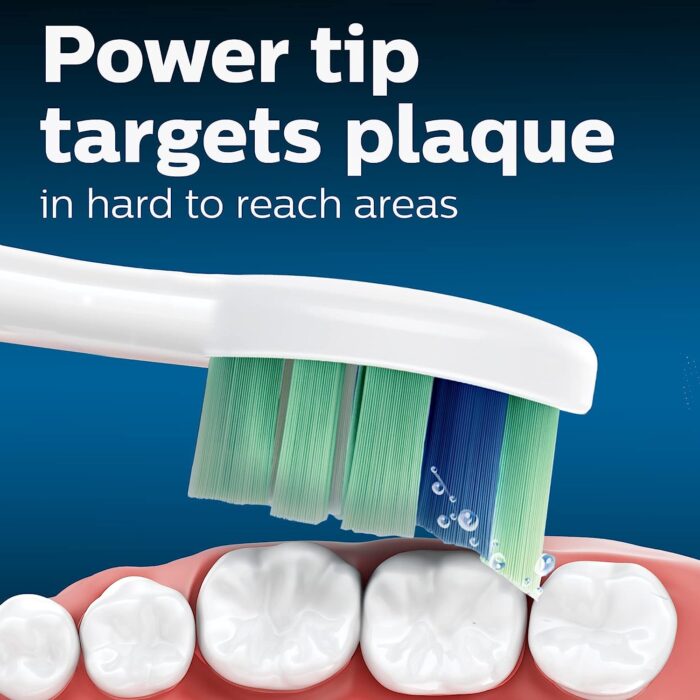 Philips Sonicare Genuine C2 Optimal Plaque Control Toothbrush Heads, 3 Brush Heads, White, HX9023/65 - Image 3