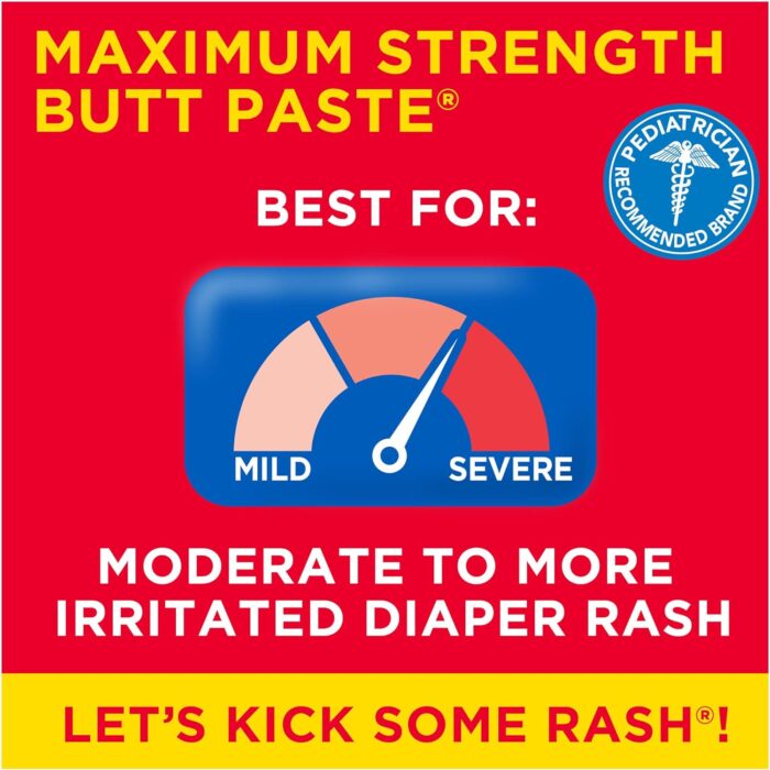 Boudreaux's Butt Paste Maximum Strength Diaper Rash Cream, Ointment for Baby, 4 oz Tube - Image 2