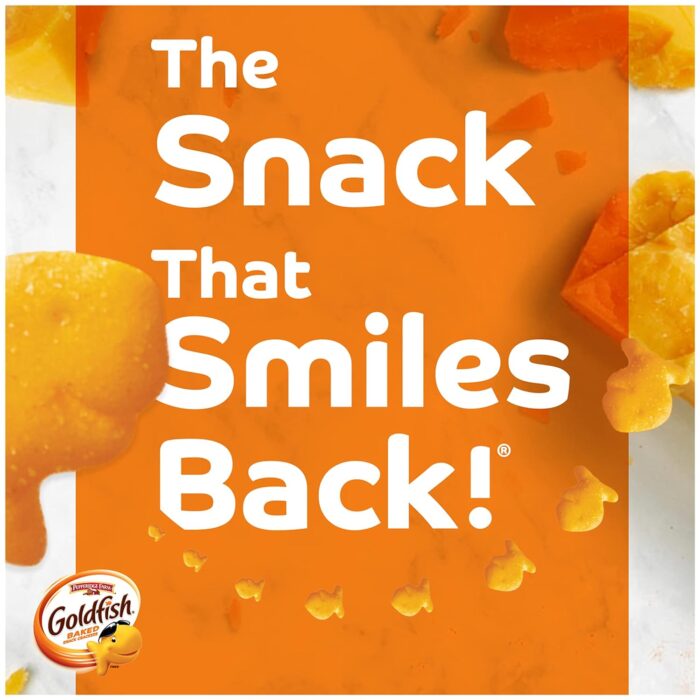 Goldfish Cheddar Crackers, 27.3 oz carton, 2 CT box - Image 3