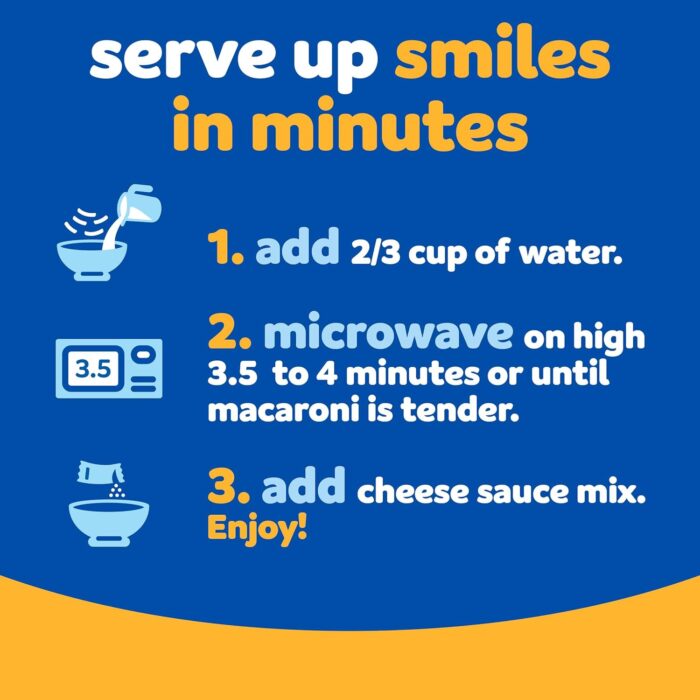 Kraft Easy Mac Microwavable Macaroni & Cheese (6.7oz Packets, Pack of 18) - Image 5