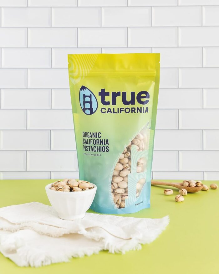 True California Organic Raw Pistachios (1 LB) In-Shell, No Salt, No Roast - Healthy Snacks, Vegan & Gluten Free - Natural Whole Foods & Pantry Staples - Image 3