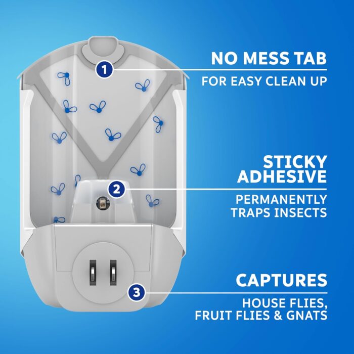 Zevo Flying Insect Trap, Fly Trap Refill Cartridges (4 Total Refill Cartridges) - Image 3