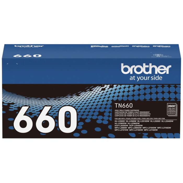 Brother Genuine High Yield Toner Cartridge, TN660, Replacement Black Toner, Page Yield Up to 2,600 Pages, Amazon Dash Replenishment Cartridge - Image 8