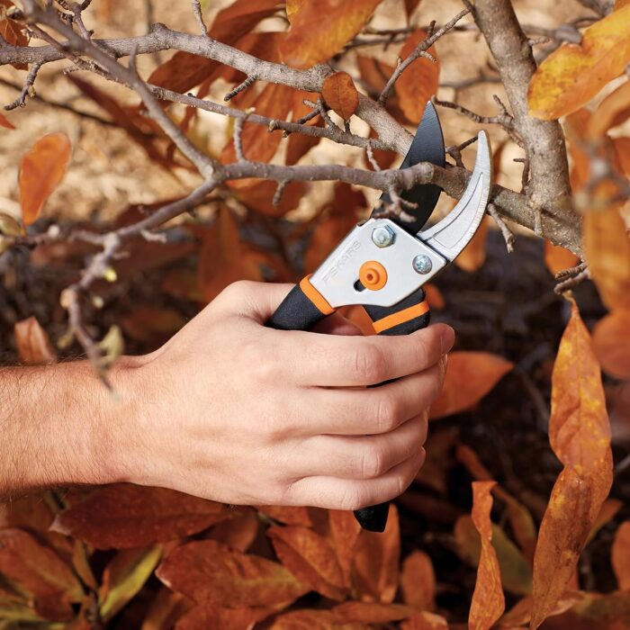 Fiskars Bypass Pruning Shears 5/8” Garden Clippers - Plant Cutting Scissors with Sharp Precision-Ground Steel Blade - Image 7