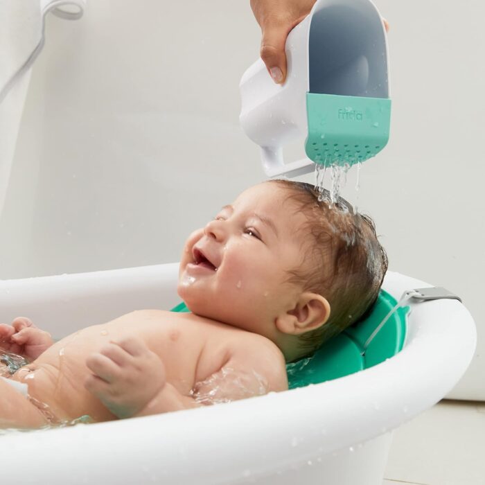 Frida Baby Control The Flow Polypropylene ABS Rinser|Bath Time Rinse Cup with Easy Grip Handle and Removable Rain Shower - Image 3