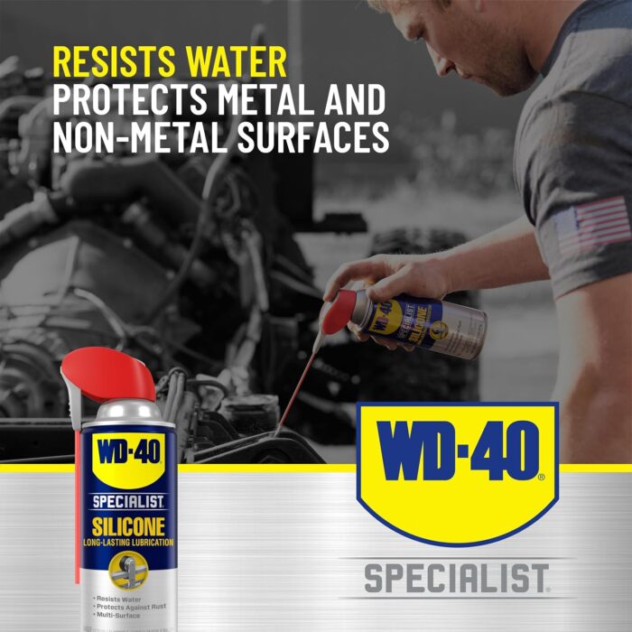 WD-40 Specialist Silicone Lubricant with SMART STRAW SPRAYS 2 WAYS, 11 OZ - Image 6