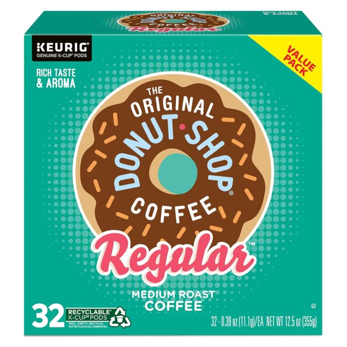 The Original Donut Shop Regular, Single-Serve Keurig K-Cup Pods, Medium Roast Coffee Pods, 32 Count - Image 2