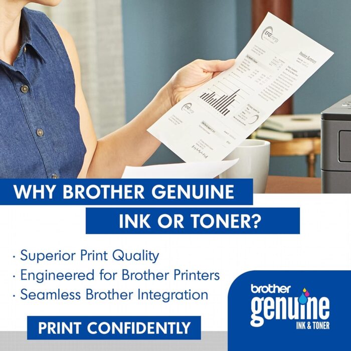 Brother Genuine High Yield Toner Cartridge, TN660, Replacement Black Toner, Page Yield Up to 2,600 Pages, Amazon Dash Replenishment Cartridge - Image 2