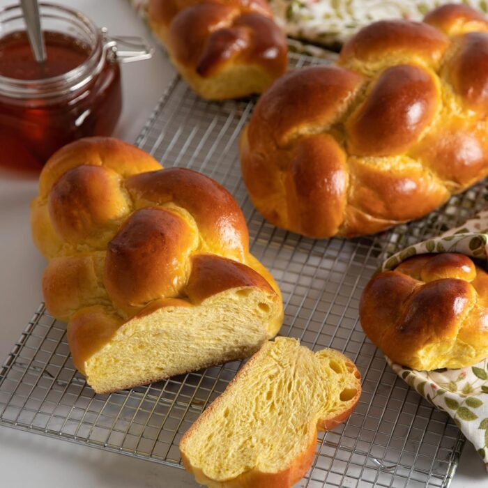 Stern's Bakery Kosher Challah Bread-15 Ounce Traditional Braided Challah | Fresh & Delicious | Shabbat Challah Breads for your Holiday or Shabbat Table | Kosher, Dairy & Nut Free - Image 2