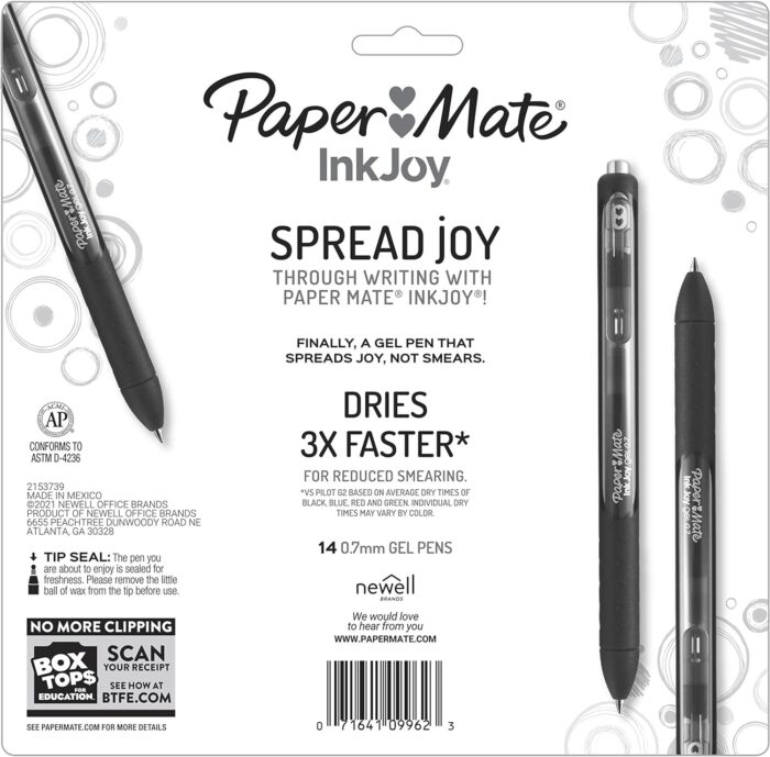 Paper Mate® Gel Pens | InkJoy® Pens, Medium Point, Assorted, 14 Count - Image 8