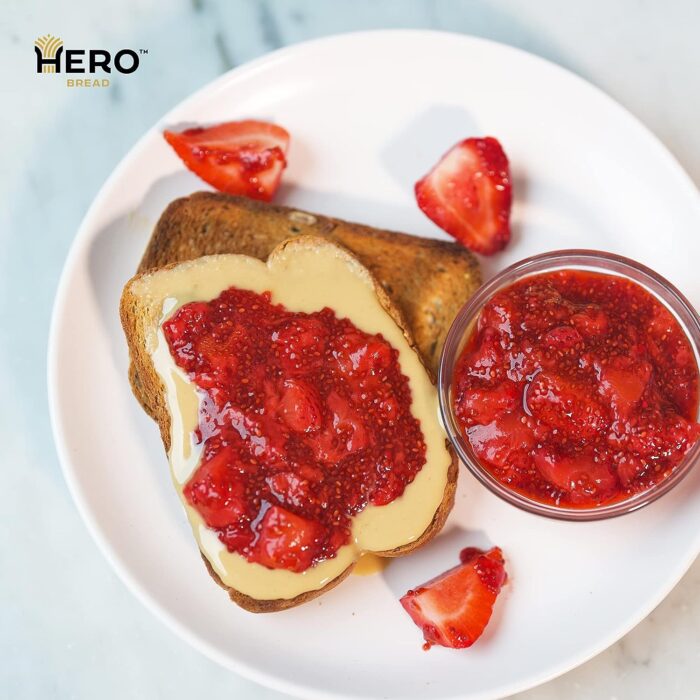 Hero Seeded Bread — Delicious Bread with 1g Net Carb, 0g Sugar, 60 Calories, 12g Fiber per Slice | Tastes Like Regular Bread | Low Carb & Keto Friendly Bread Loaf — 15 Slices/Loaf, 4 Loaves - Image 5