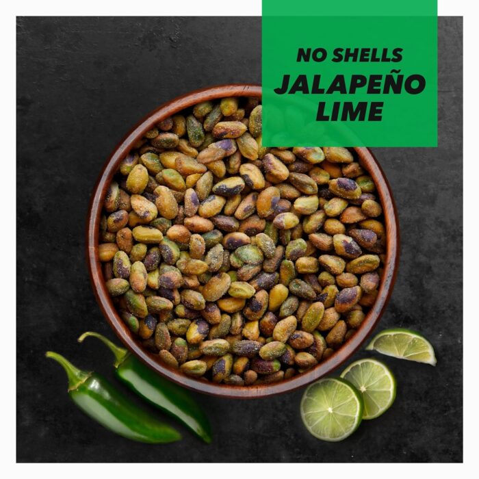 Wonderful Pistachios No Shells, Jalapeño Lime, 11 Ounce Bag, Protein Snack, Pantry Staple - Image 2