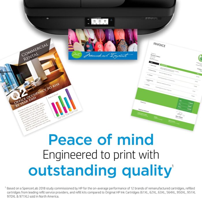 HP 910XL Black High-yield Ink Cartridge | Works with HP OfficeJet 8010, 8020 Series, HP OfficeJet Pro 8020, 8030 Series | Eligible for Instant Ink | 3YL65AN - Image 7