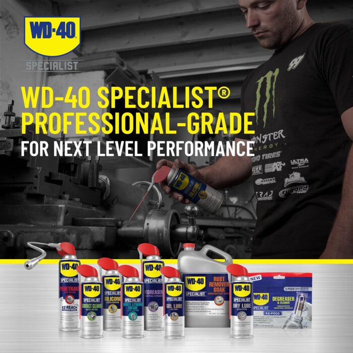 WD-40 Specialist Silicone Lubricant with SMART STRAW SPRAYS 2 WAYS, 11 OZ - Image 8