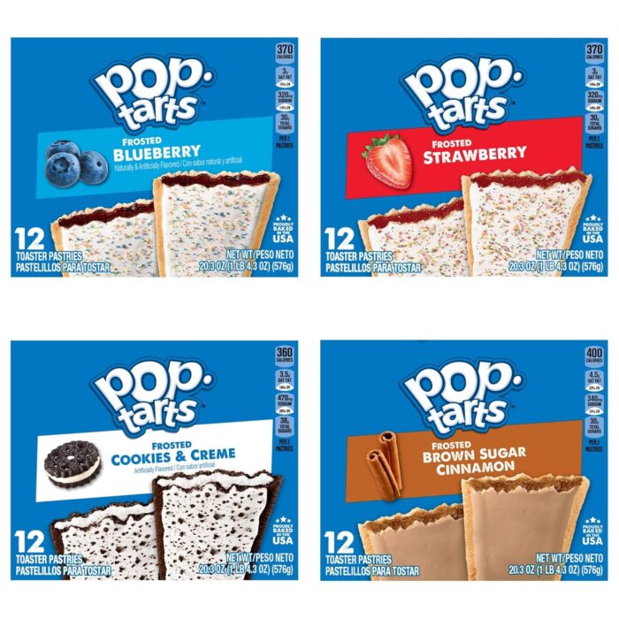 Pop-Tarts Toaster Pastries, Breakfast Foods, Kids Snacks, Variety Pack (5 Boxes, 60 Pop-Tarts) - Image 6