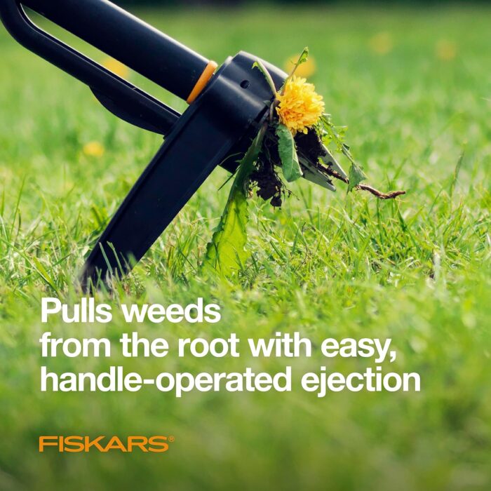 FISKARS Stand Up Weeder - Ergonomically Designed to be Easy on You but Tough on Weeds - Removes Roots and Weeds without Chemicals - Durable and Lightweight - Image 5