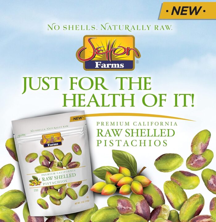 Setton Farms Naturally Raw Shelled Pistachios, No Shell, Non-GMO Project Verified, Certified Gluten Free, Vegan and Kosher, Heart Healthy Snack, 5 Oz - Image 2