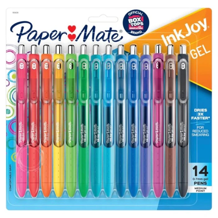 Paper Mate® Gel Pens | InkJoy® Pens, Medium Point, Assorted, 14 Count